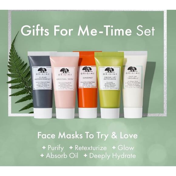 NEW $30 Origins Gifts for Me Time Five Piece Mini Essentials Set - Picture 4 of 6